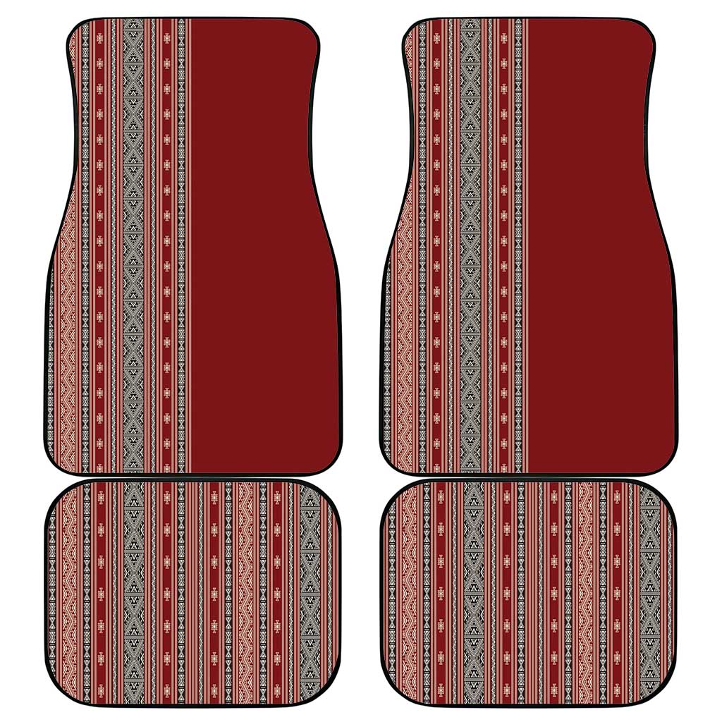 Tunisia Bakhnug Motif Car Mats Traditional Tunisian Embroidery Inspired - Wonder Print Shop