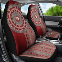 Tunisia Bakhnug Motif Car Seat Cover Traditional Tunisian Embroidery Inspired - Wonder Print Shop