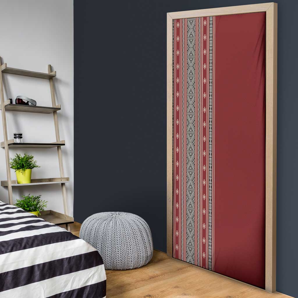 Tunisia Bakhnug Motif Door Cover Traditional Tunisian Embroidery Inspired - Wonder Print Shop