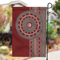 Tunisia Bakhnug Motif Garden Flag Traditional Tunisian Embroidery Inspired - Wonder Print Shop