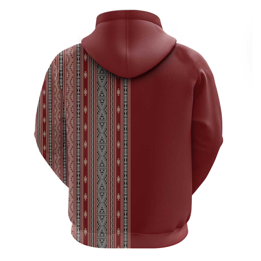 Tunisia Bakhnug Motif Hoodie Traditional Tunisian Embroidery Inspired - Wonder Print Shop