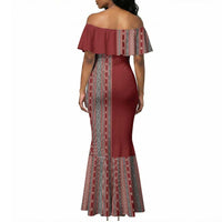 Tunisia Bakhnug Motif Mermaid Dress Traditional Tunisian Embroidery Inspired LT9