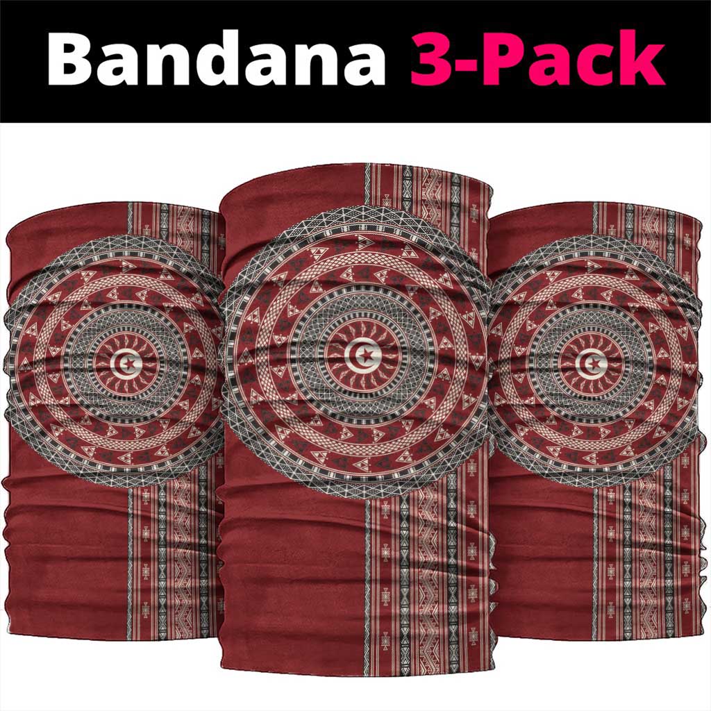 Tunisia Bakhnug Motif Neck Gaiter Traditional Tunisian Embroidery Inspired - Wonder Print Shop