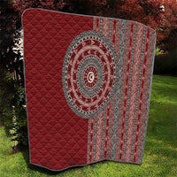 Tunisia Bakhnug Motif Quilt Traditional Tunisian Embroidery Inspired - Wonder Print Shop