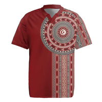 Tunisia Bakhnug Motif Rugby Jersey Traditional Tunisian Embroidery Inspired LT9