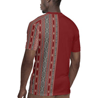 Tunisia Bakhnug Motif Rugby Jersey Traditional Tunisian Embroidery Inspired LT9