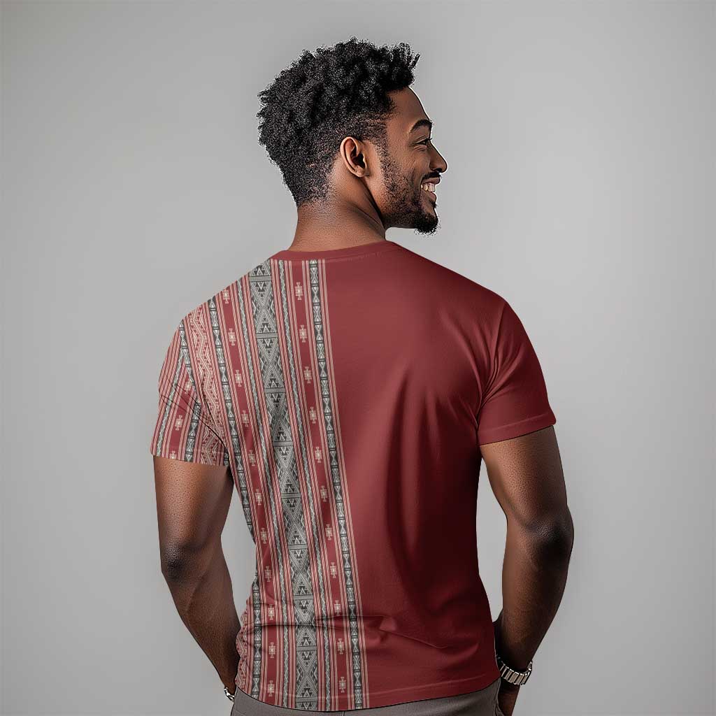 Tunisia Bakhnug Motif T shirt Traditional Tunisian Embroidery Inspired LT9