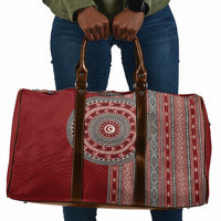 Tunisia Bakhnug Motif Travel Bag Traditional Tunisian Embroidery Inspired - Wonder Print Shop