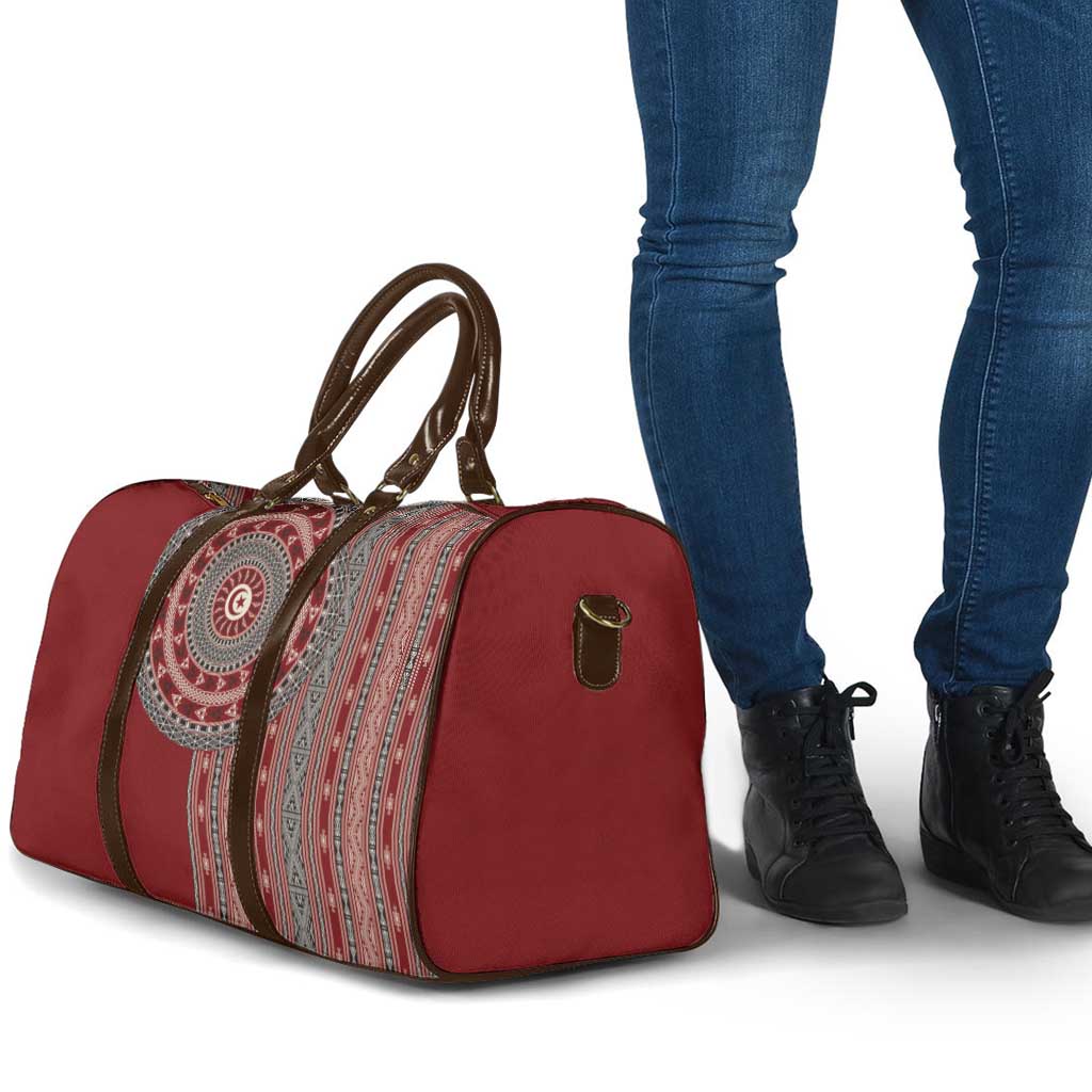 Tunisia Bakhnug Motif Travel Bag Traditional Tunisian Embroidery Inspired - Wonder Print Shop