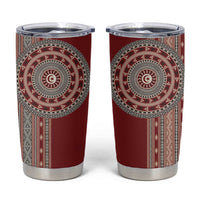 Tunisia Bakhnug Motif Tumbler Cup Traditional Tunisian Embroidery Inspired - Wonder Print Shop