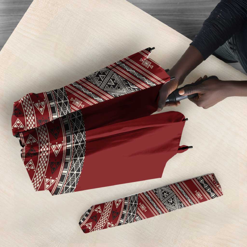 Tunisia Bakhnug Motif Umbrella Traditional Tunisian Embroidery Inspired - Wonder Print Shop