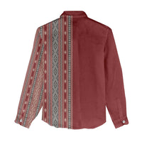 Tunisia Bakhnug Motif Women Casual Shirt Traditional Tunisian Embroidery Inspired - Wonder Print Shop