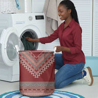 Tunisian Embroidery Pattern Laundry Basket - Wonder Print Shop
