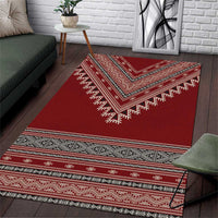 Tunisian Embroidery Pattern Area Rug - Wonder Print Shop