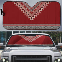 Tunisian Embroidery Pattern Auto Sun Shade - Wonder Print Shop