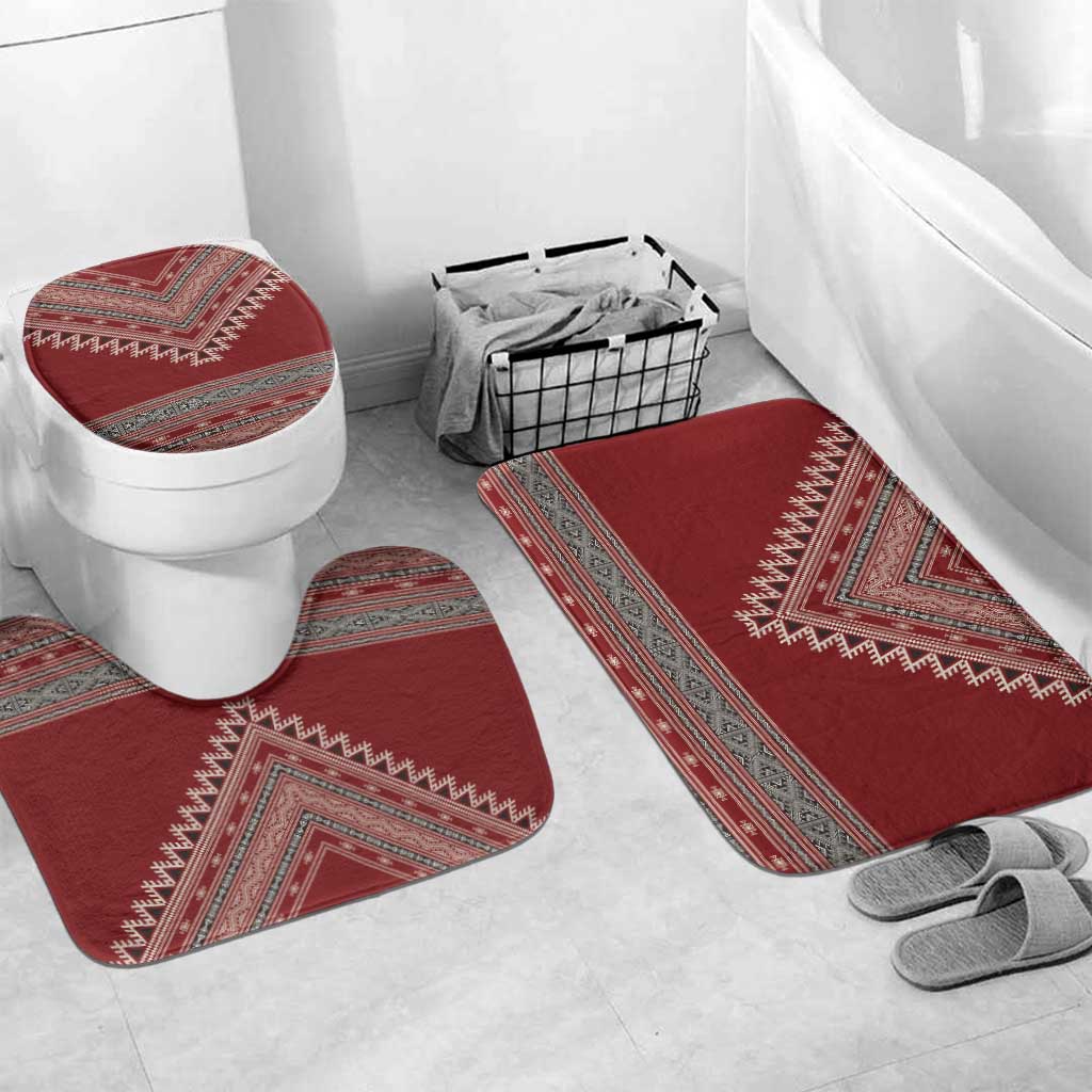 Tunisian Embroidery Pattern Bathroom Set - Wonder Print Shop