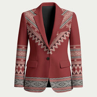Tunisian Embroidery Pattern Blazer - Wonder Print Shop