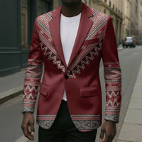 Tunisian Embroidery Pattern Blazer - Wonder Print Shop