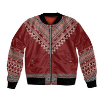 Tunisian Embroidery Pattern Bomber Jacket - Wonder Print Shop