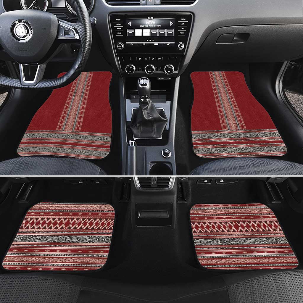 Tunisian Embroidery Pattern Car Mats - Wonder Print Shop