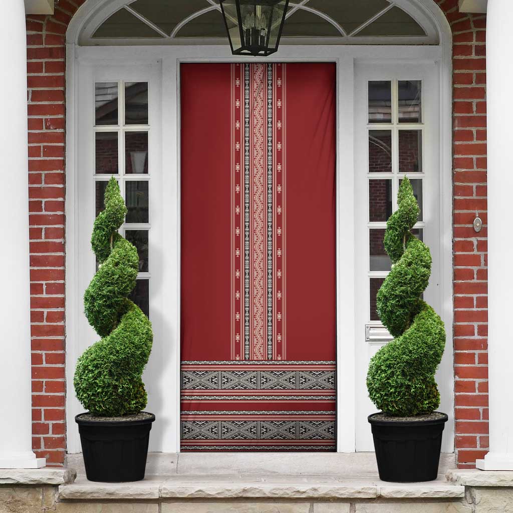 Tunisian Embroidery Pattern Door Cover - Wonder Print Shop