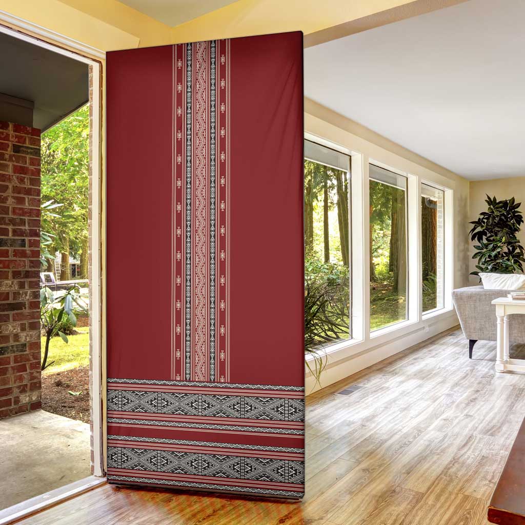 Tunisian Embroidery Pattern Door Cover - Wonder Print Shop