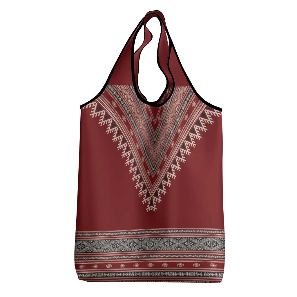 Tunisian Embroidery Pattern Grocery Bag - Wonder Print Shop