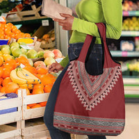 Tunisian Embroidery Pattern Grocery Bag - Wonder Print Shop