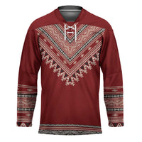 Tunisian Embroidery Pattern Hockey Jersey - Wonder Print Shop