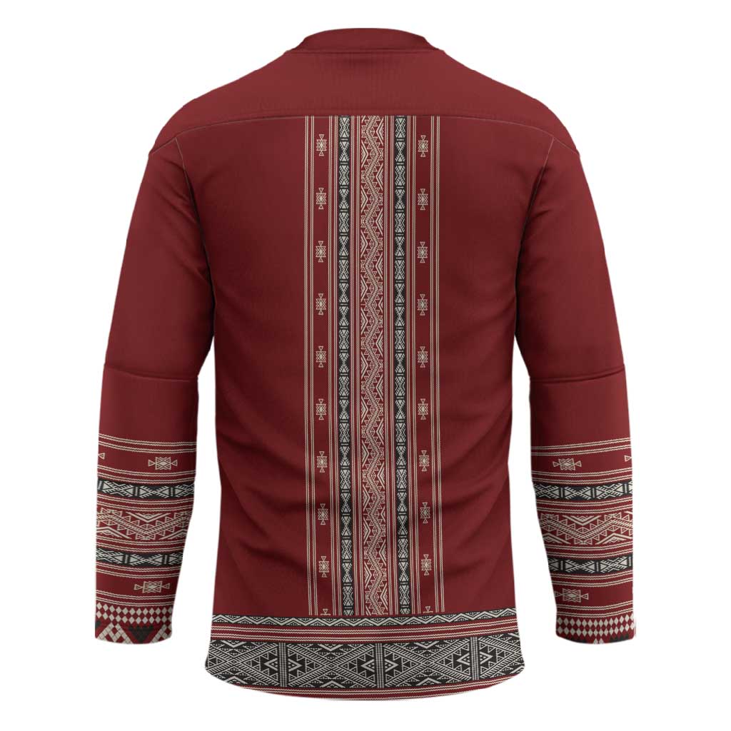Tunisian Embroidery Pattern Hockey Jersey - Wonder Print Shop