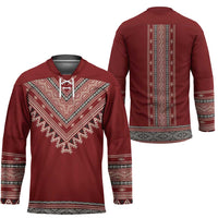 Tunisian Embroidery Pattern Hockey Jersey - Wonder Print Shop