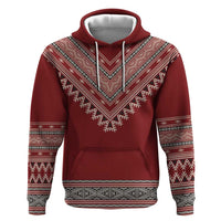 Tunisian Embroidery Pattern Hoodie - Wonder Print Shop