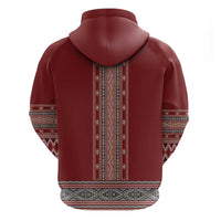 Tunisian Embroidery Pattern Hoodie - Wonder Print Shop