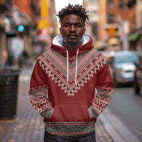 Tunisian Embroidery Pattern Hoodie - Wonder Print Shop