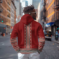 Tunisian Embroidery Pattern Hoodie - Wonder Print Shop