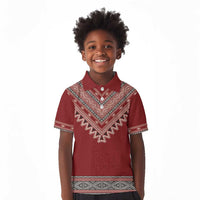Tunisian Embroidery Pattern Kid Polo Shirt LT9