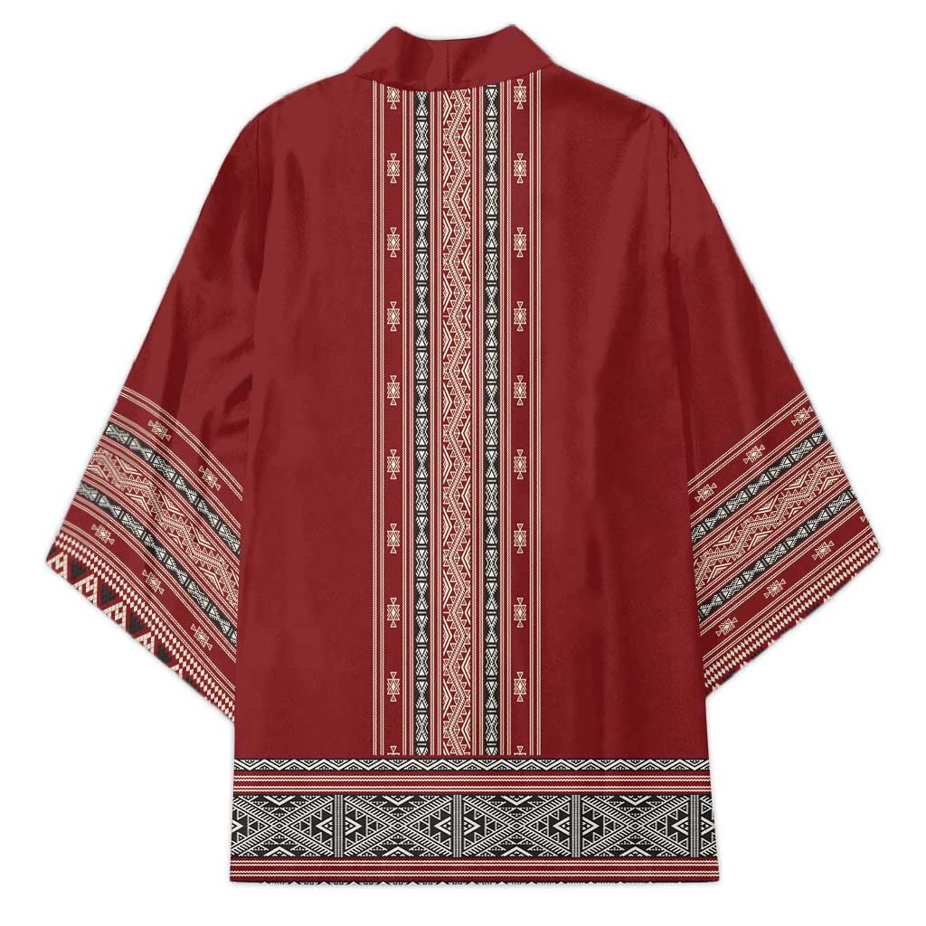 Tunisian Embroidery Pattern Kimono - Wonder Print Shop