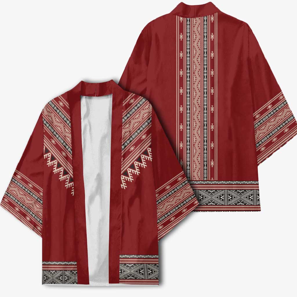 Tunisian Embroidery Pattern Kimono - Wonder Print Shop