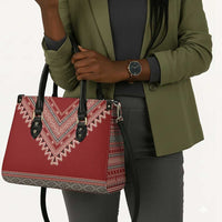 Tunisian Embroidery Pattern Leather Bag - Wonder Print Shop