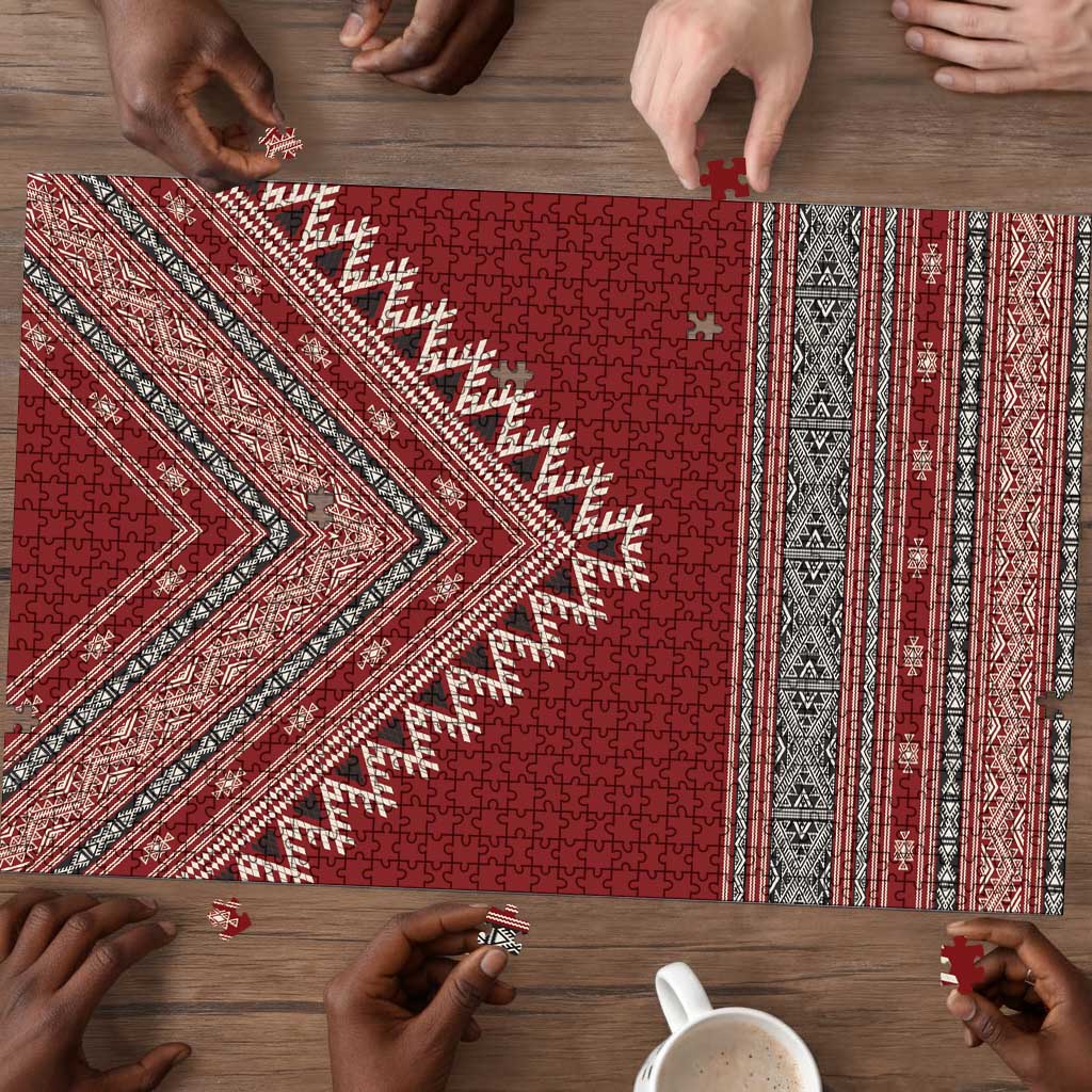 Tunisian Embroidery Pattern Puzzle - Wonder Print Shop