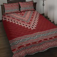 Tunisian Embroidery Pattern Quilt Bed Set - Wonder Print Shop