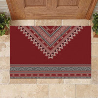 Tunisian Embroidery Pattern Rubber Doormat - Wonder Print Shop