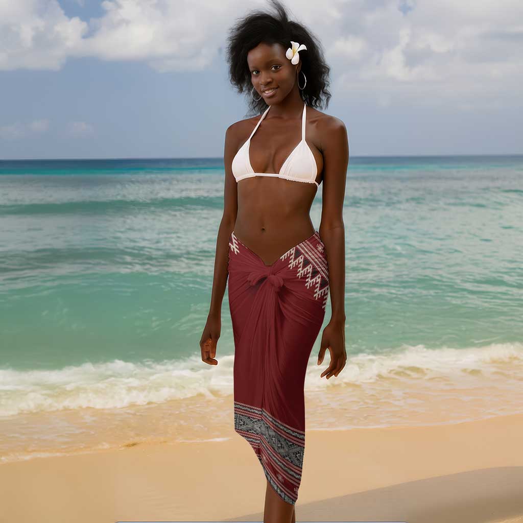 Tunisian Embroidery Pattern Sarong - Wonder Print Shop