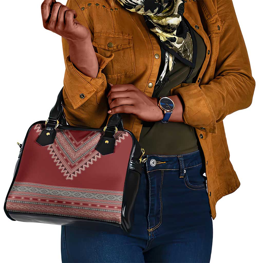 Tunisian Embroidery Pattern Shoulder Handbag - Wonder Print Shop