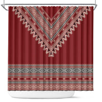 Tunisian Embroidery Pattern Shower Curtain - Wonder Print Shop