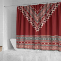 Tunisian Embroidery Pattern Shower Curtain - Wonder Print Shop