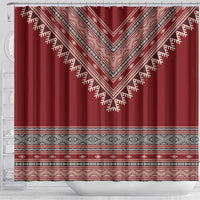 Tunisian Embroidery Pattern Shower Curtain - Wonder Print Shop