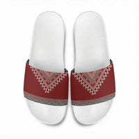 Tunisian Embroidery Pattern Slide Sandals - Wonder Print Shop