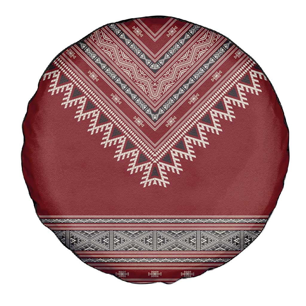 Tunisian Embroidery Pattern Spare Tire Cover - Wonder Print Shop