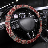 Tunisian Embroidery Pattern Steering Wheel Cover - Wonder Print Shop